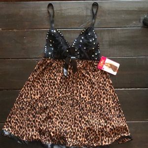 Spree leopard print lingerie